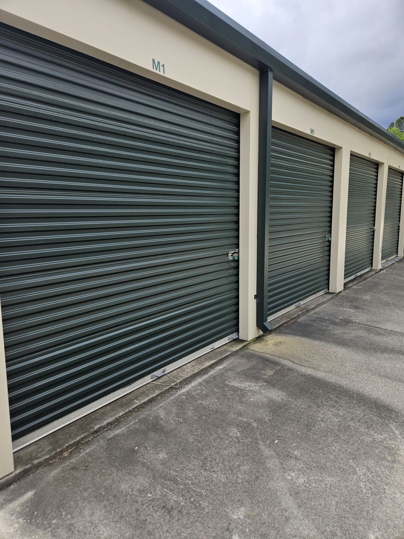American Flag Storage Ramsey outdoor storage units.
